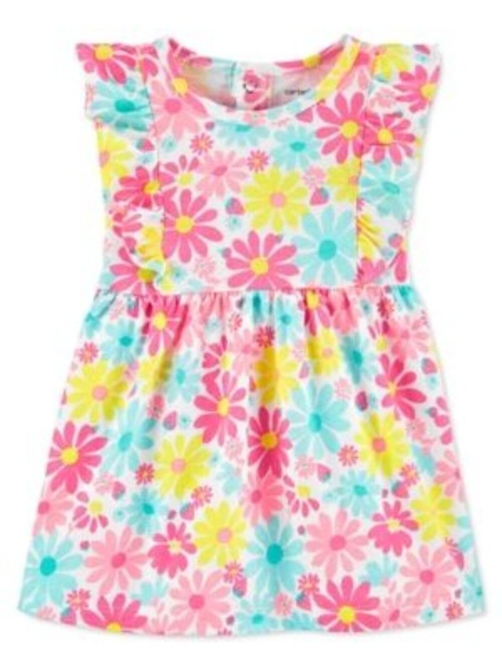 Baby Girls Carters Floral Dress & Bloomers Set 3M 100% Cotton - Picture 2 of 9